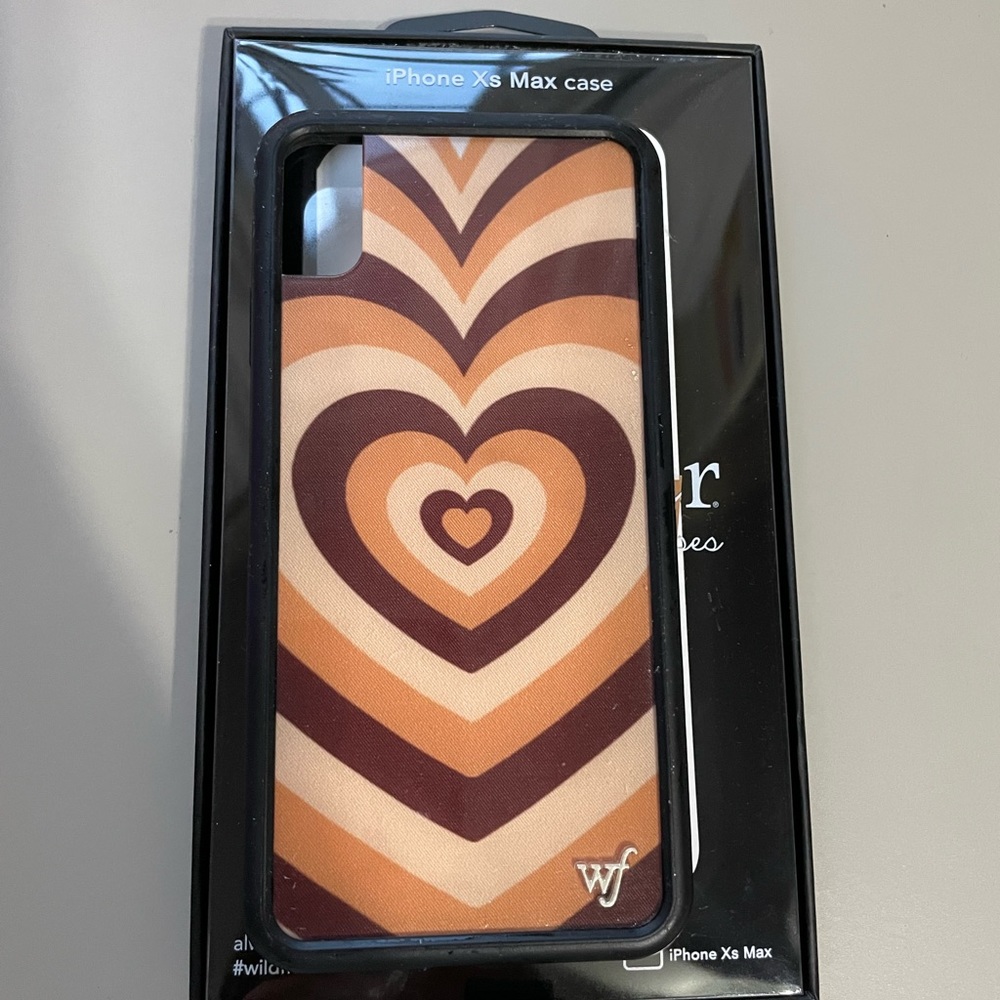iPhone XS Max wildflower latte love case